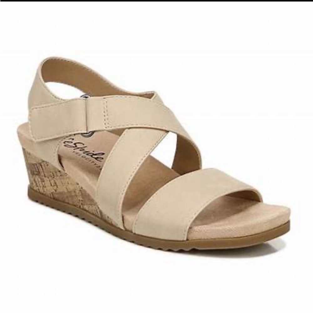 LifeStride Sincere Wedge Sandals- Size 8W